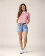 Women Striped Regular Fit Top - Image 2