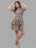 DRESSES FOR WOMEN WESTERN WEAR LEOPARD PRINT - Image 5